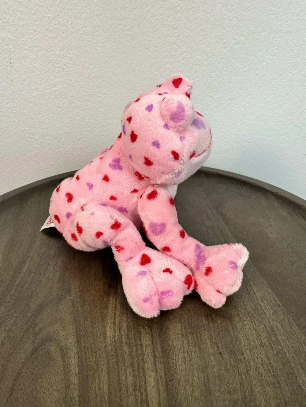 Ganz‎ Webkinz Pink Love Frog Hearts Retired Plush Stuffed Animal Valentine